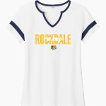 Rockdale Rams <span class="pdp-name-mascot">Rockdale School District 84 Rams</span> Sport-Tek Women's Halftime Notch-Neck Short-Sleeve T-Shirt Front Thumbnail