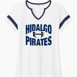 HIDALGO EARLY COLLEGE HIGH SCHOOL PIRATES <span class="pdp-name-mascot">HIDALGO EARLY COLLEGE PIRATES</span> Sport-Tek Women's Halftime Notch-Neck Short-Sleeve T-Shirt Front Thumbnail