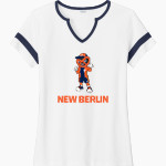 NEW BERLIN HIGH SCHOOL PRETZELS <span class="pdp-name-mascot">NEW BERLIN PRETZELS</span> Sport-Tek Women's Halftime Notch-Neck Short-Sleeve T-Shirt Front Thumbnail