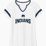 KELLER HIGH SCHOOL INDIANS <span class="pdp-name-mascot">KELLER INDIANS</span> Sport-Tek Women's Halftime Notch-Neck Short-Sleeve T-Shirt Front Thumbnail
