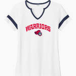 SPARTANBURG CHRISTIAN ACADEMY WARRIORS <span class="pdp-name-mascot">SPARTANBURG WARRIORS</span> Sport-Tek Women's Halftime Notch-Neck Short-Sleeve T-Shirt Front Thumbnail