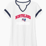 NORTHLAND Pioneers <span class="pdp-name-mascot">NORTHLAND PIONEERS STORE</span> Sport-Tek Women's Halftime Notch-Neck Short-Sleeve T-Shirt Front Thumbnail