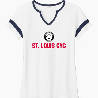 Sport-Tek Women's Halftime Notch-Neck Short-Sleeve T-Shirt