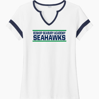 Sport-Tek Women's Halftime Notch-Neck Short-Sleeve T-Shirt