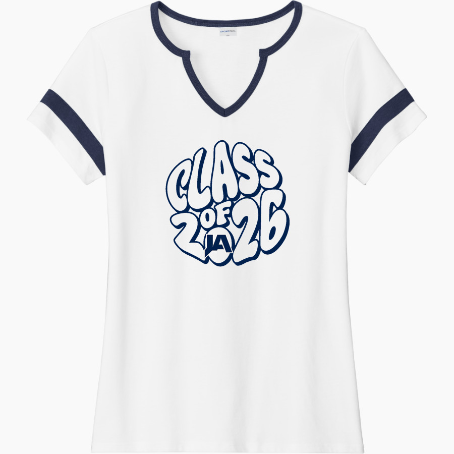 JACKSON ACADEMY RAIDERS <span class="pdp-name-mascot">JACKSON ACADEMY RAIDERS</span> Sport-Tek Women's Halftime Notch-Neck Short-Sleeve T-Shirt