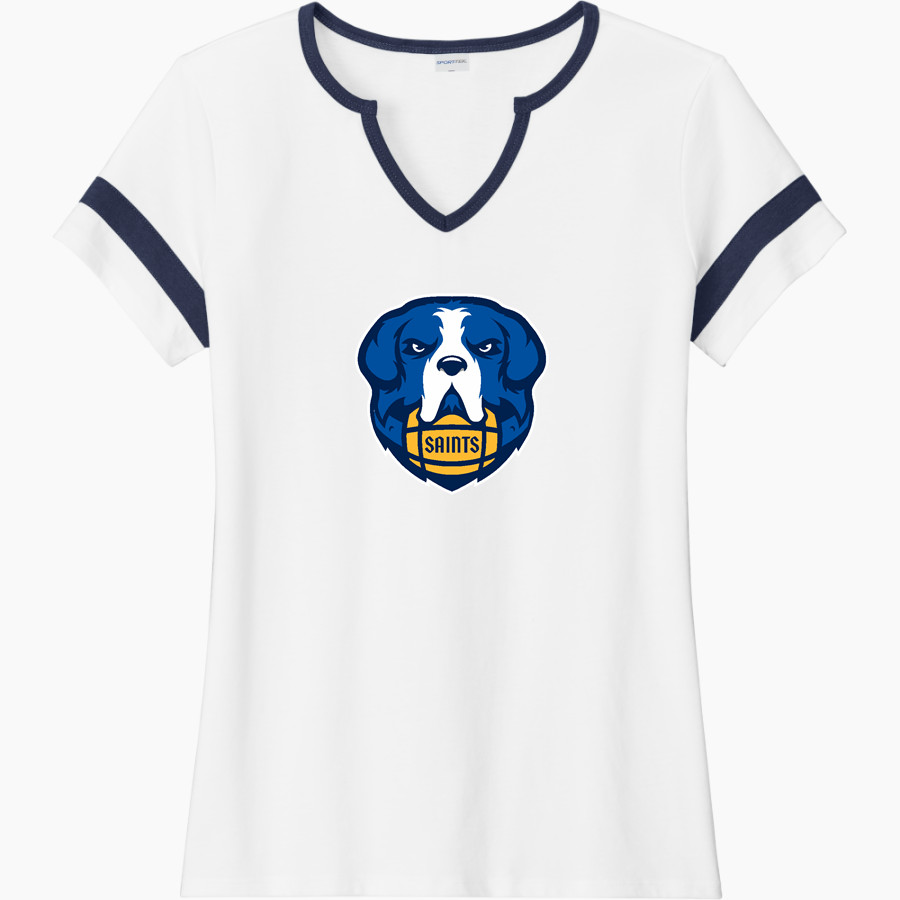St. Scholastica Saints <span class="pdp-name-mascot">College of St. Scholastica Saints</span> Sport-Tek Women's Halftime Notch-Neck Short-Sleeve T-Shirt