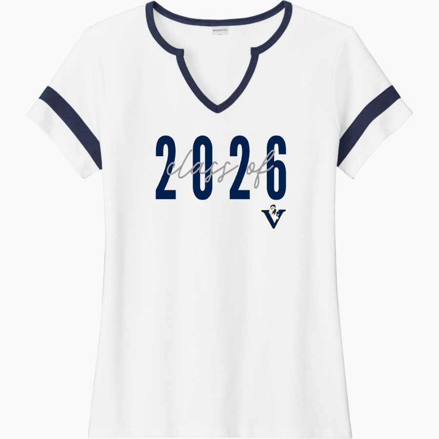 VENICE HIGH SCHOOL GONDOLIERS <span class="pdp-name-mascot">VENICE GONDOLIERS</span> Sport-Tek Women's Halftime Notch-Neck Short-Sleeve T-Shirt