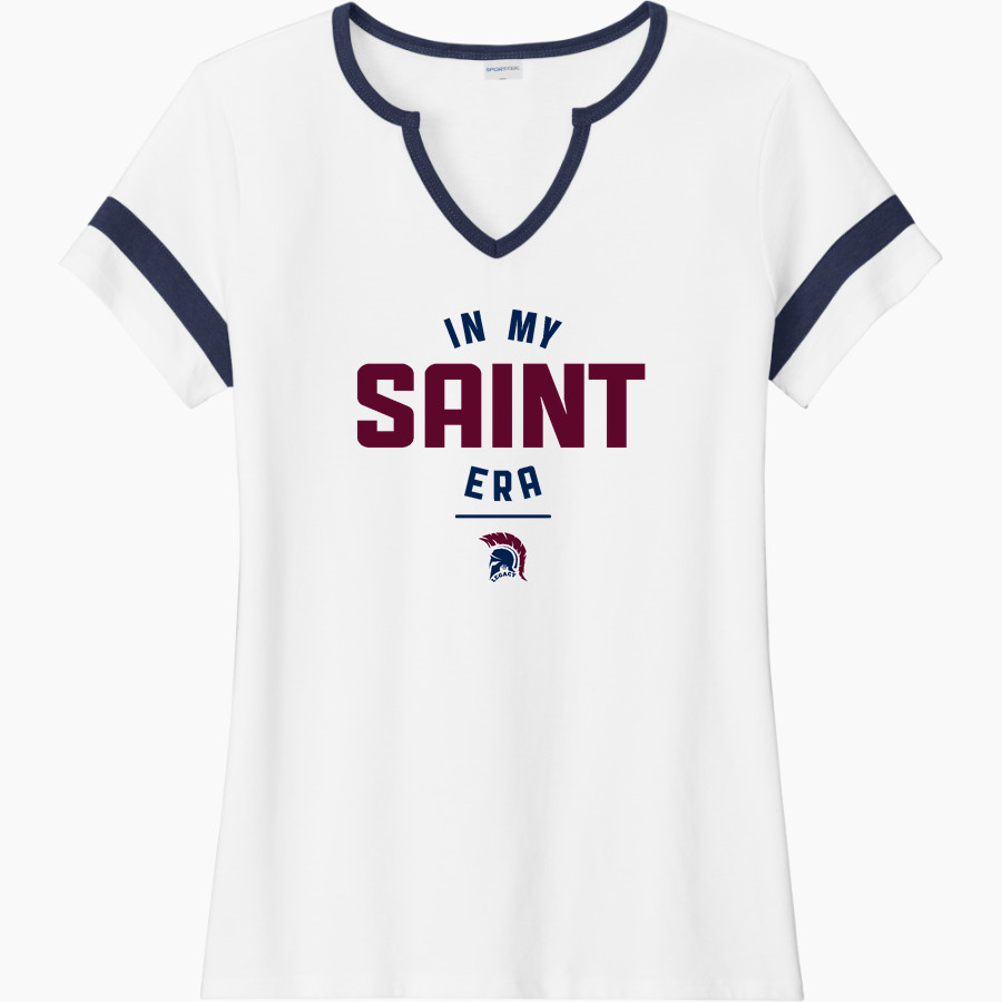 Legacy Christian Academy Saints Sport-Tek Women's Halftime Notch-Neck Short-Sleeve T-Shirt