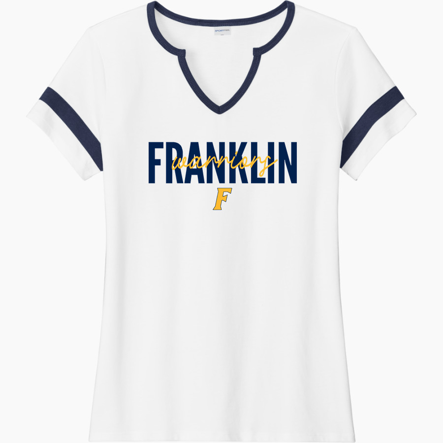 FRANKLIN HIGH SCHOOL WARRIORS <span class="pdp-name-mascot">FRANKLIN WARRIORS</span> Sport-Tek Women's Halftime Notch-Neck Short-Sleeve T-Shirt