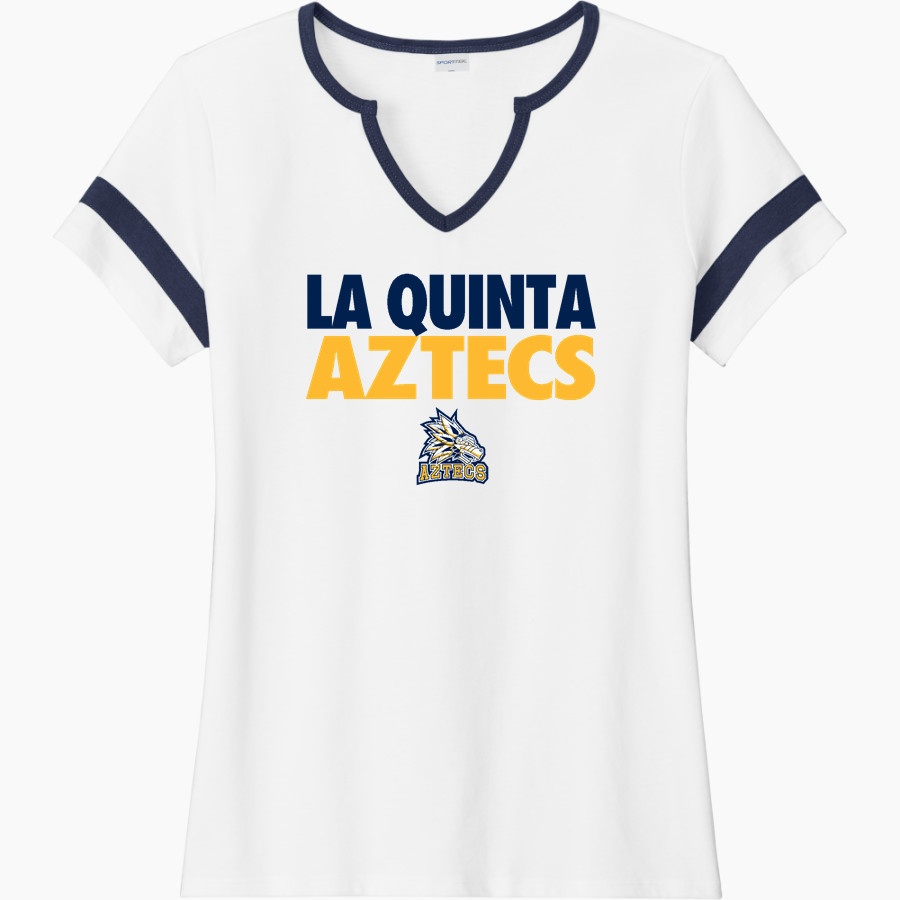 LA QUINTA HIGH SCHOOL AZTECS <span class="pdp-name-mascot">LA QUINTA AZTECS</span> Sport-Tek Women's Halftime Notch-Neck Short-Sleeve T-Shirt