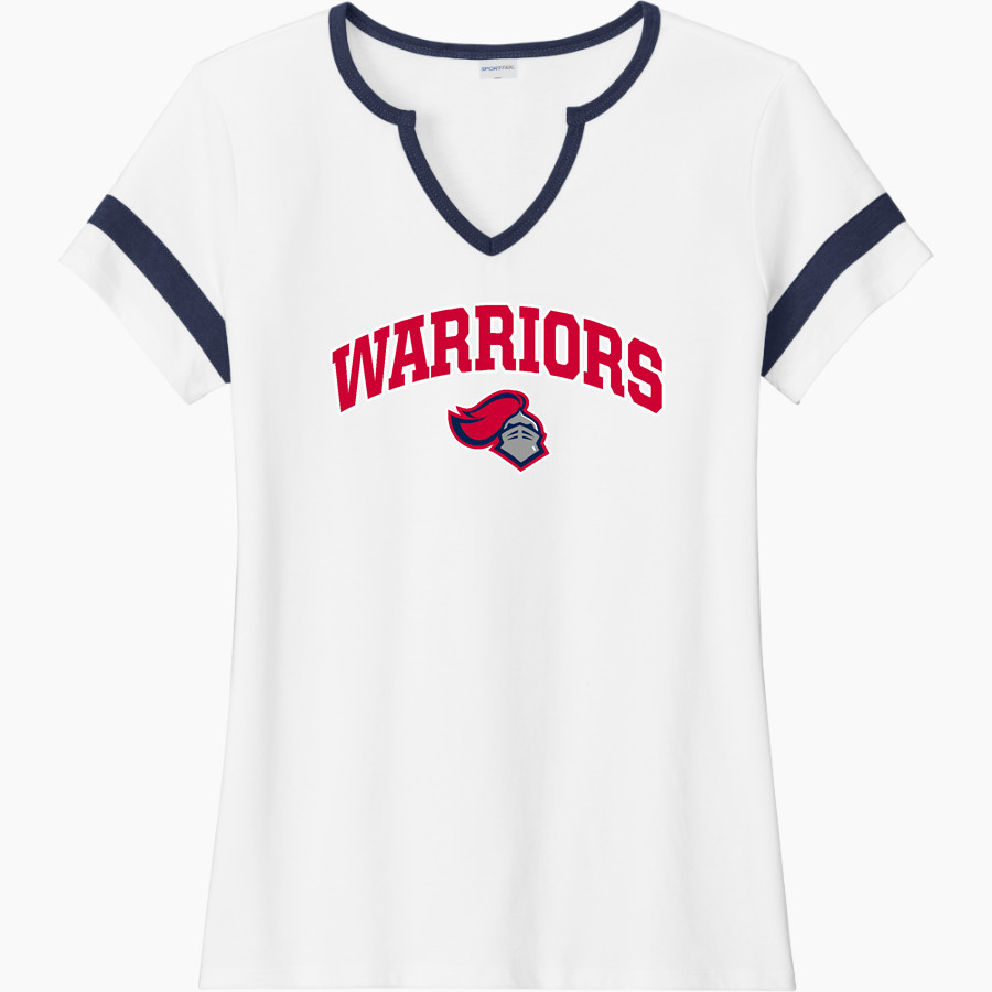 SPARTANBURG CHRISTIAN ACADEMY WARRIORS <span class="pdp-name-mascot">SPARTANBURG WARRIORS</span> Sport-Tek Women's Halftime Notch-Neck Short-Sleeve T-Shirt