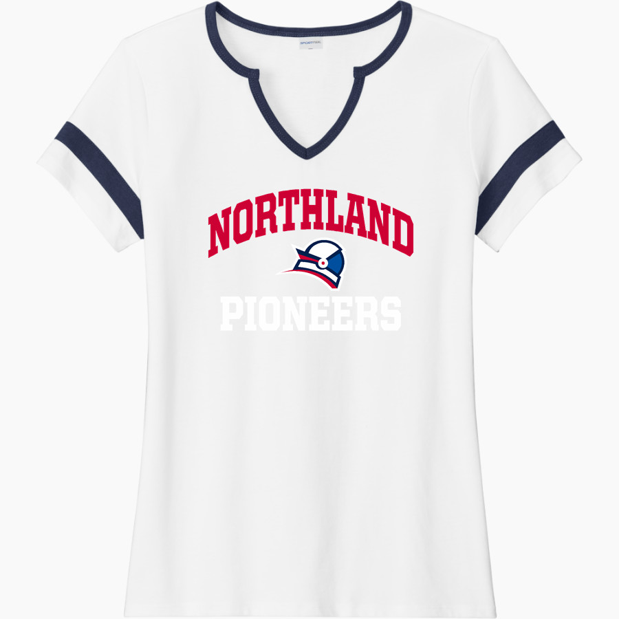 NORTHLAND Pioneers <span class="pdp-name-mascot">NORTHLAND PIONEERS STORE</span> Sport-Tek Women's Halftime Notch-Neck Short-Sleeve T-Shirt