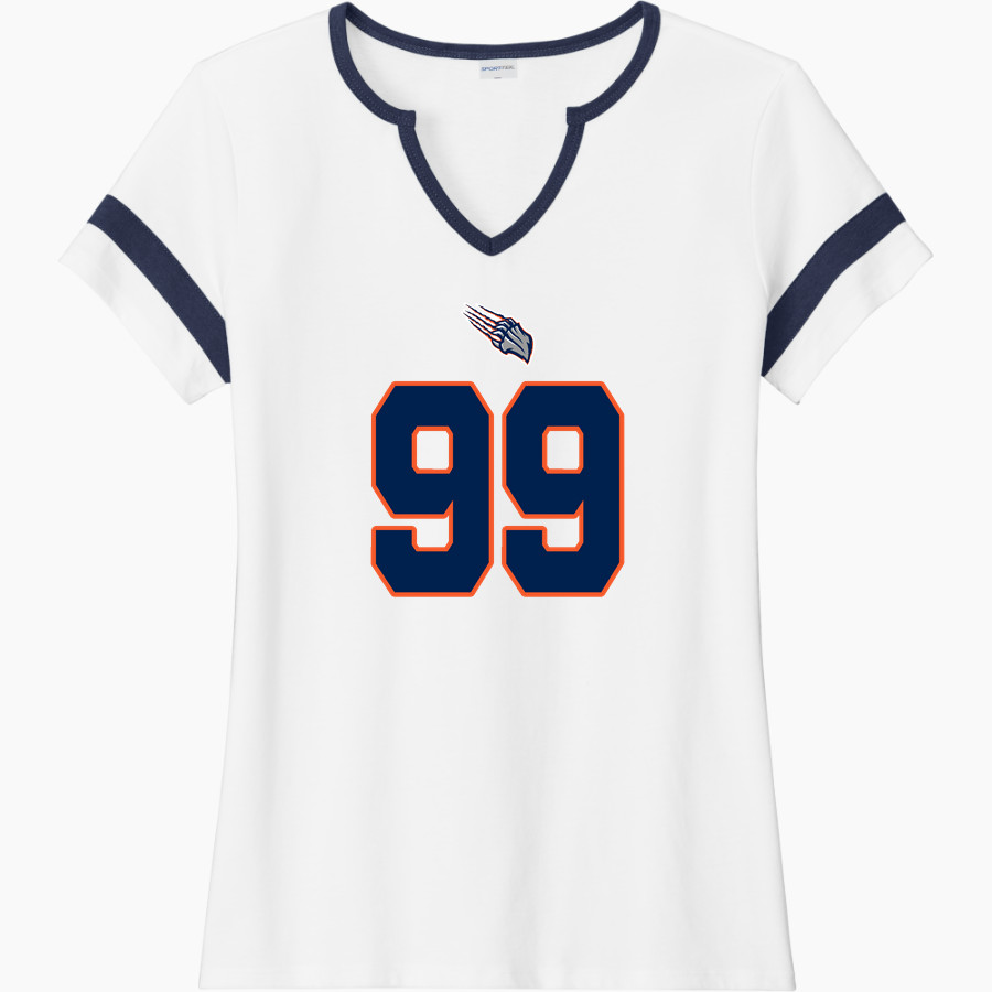Glenn Grizzlies <span class="pdp-name-mascot">Tom Glenn Grizzlies</span> Sport-Tek Women's Halftime Notch-Neck Short-Sleeve T-Shirt