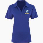 Divine Savior Academy Sharks Sport-Tek Women's Heather Contender Polo Front Thumbnail