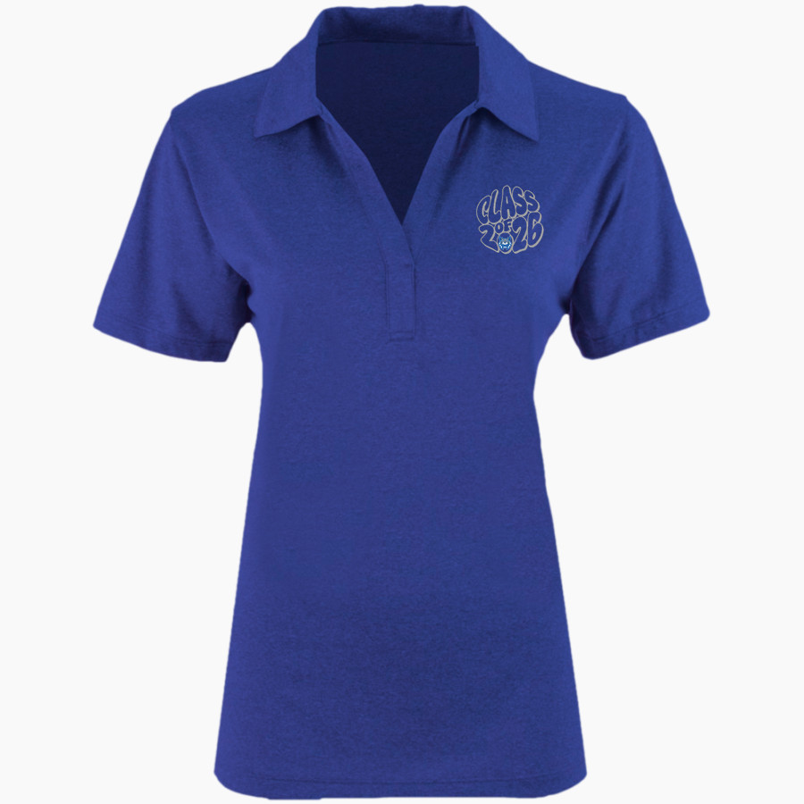 WELCH HIGH SCHOOL WILDCATS Sport-Tek Women's Heather Contender Polo