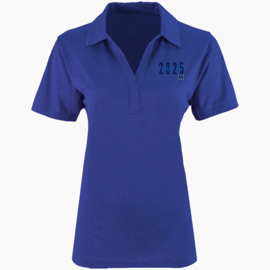 Merrill Mustangs Sport-Tek Women's Heather Contender Polo