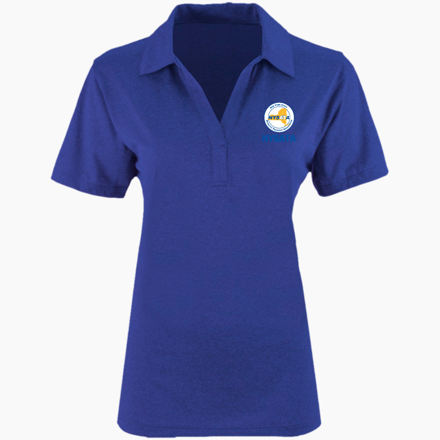 New York State Athletic Trainers' Association <span class="pdp-name-mascot">New York State Athletic Trainers' Association</span> Sport-Tek Women's Heather Contender Polo