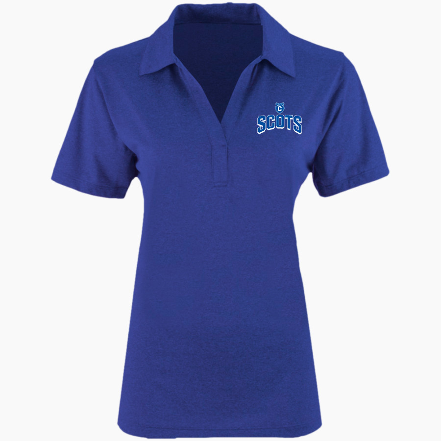 Covenant Scots Sport-Tek Women's Heather Contender Polo
