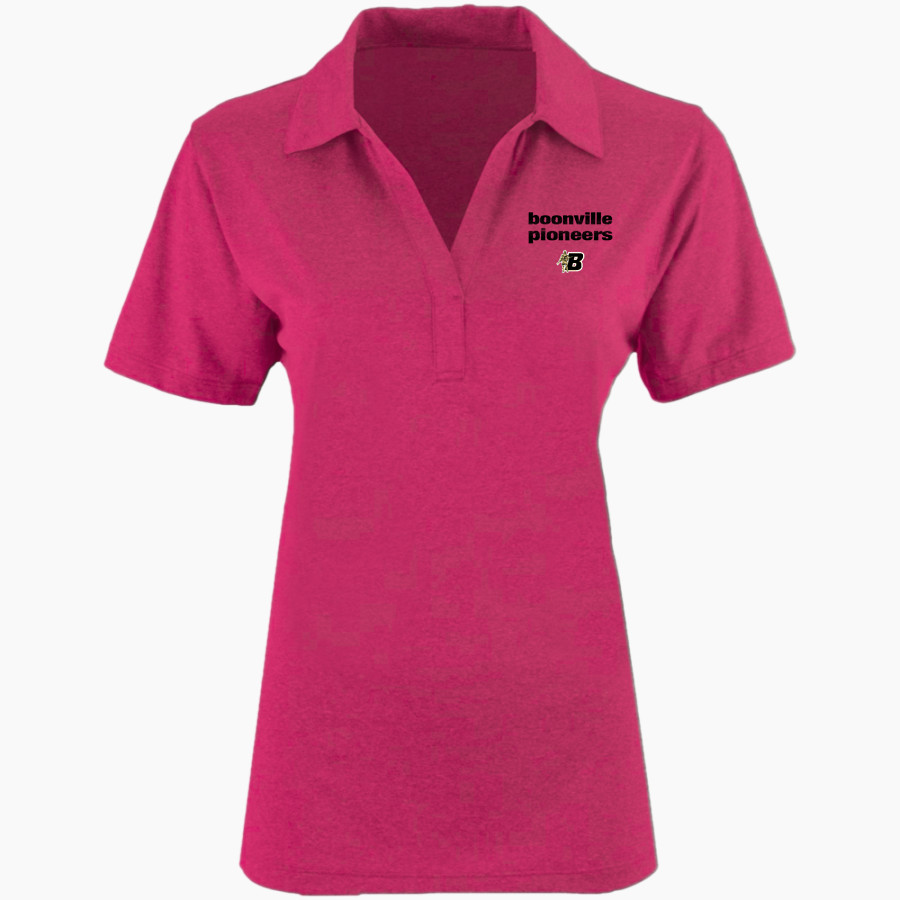 Boonville Pioneers <span class="pdp-name-mascot">Boonville Pioneers</span> Sport-Tek Women's Heather Contender Polo