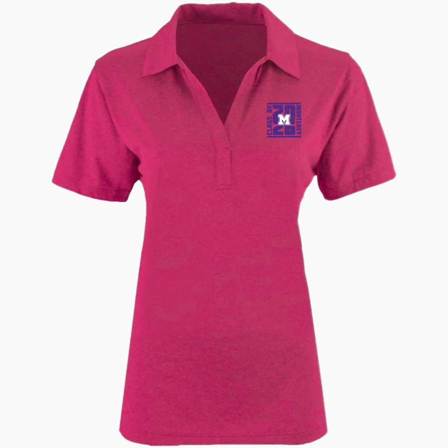 MONTEREY HIGH SCHOOL WILDCATS <span class="pdp-name-mascot">MONTEREY WILDCATS</span> Sport-Tek Women's Heather Contender Polo