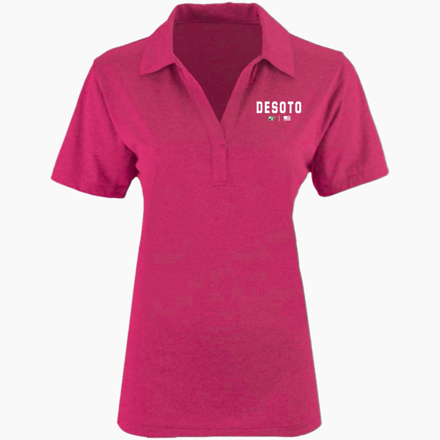 Desoto Eagles <span class="pdp-name-mascot">Desoto Eagles</span> Sport-Tek Women's Heather Contender Polo