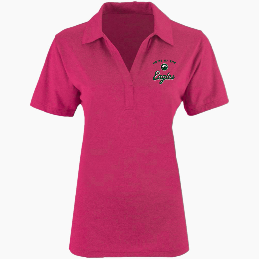 Fuentes Eagles Sport-Tek Women's Heather Contender Polo