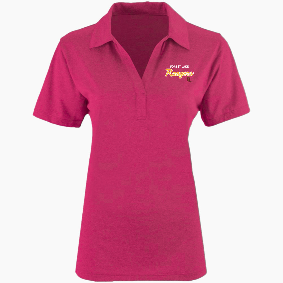 Forest Lake Rangers Sport-Tek Women's Heather Contender Polo