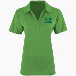 Notre Dame College Prep The Official Online Store <span class="pdp-name-mascot">Notre Dame Dons</span> Sport-Tek Women's Heather Contender Polo Front Thumbnail