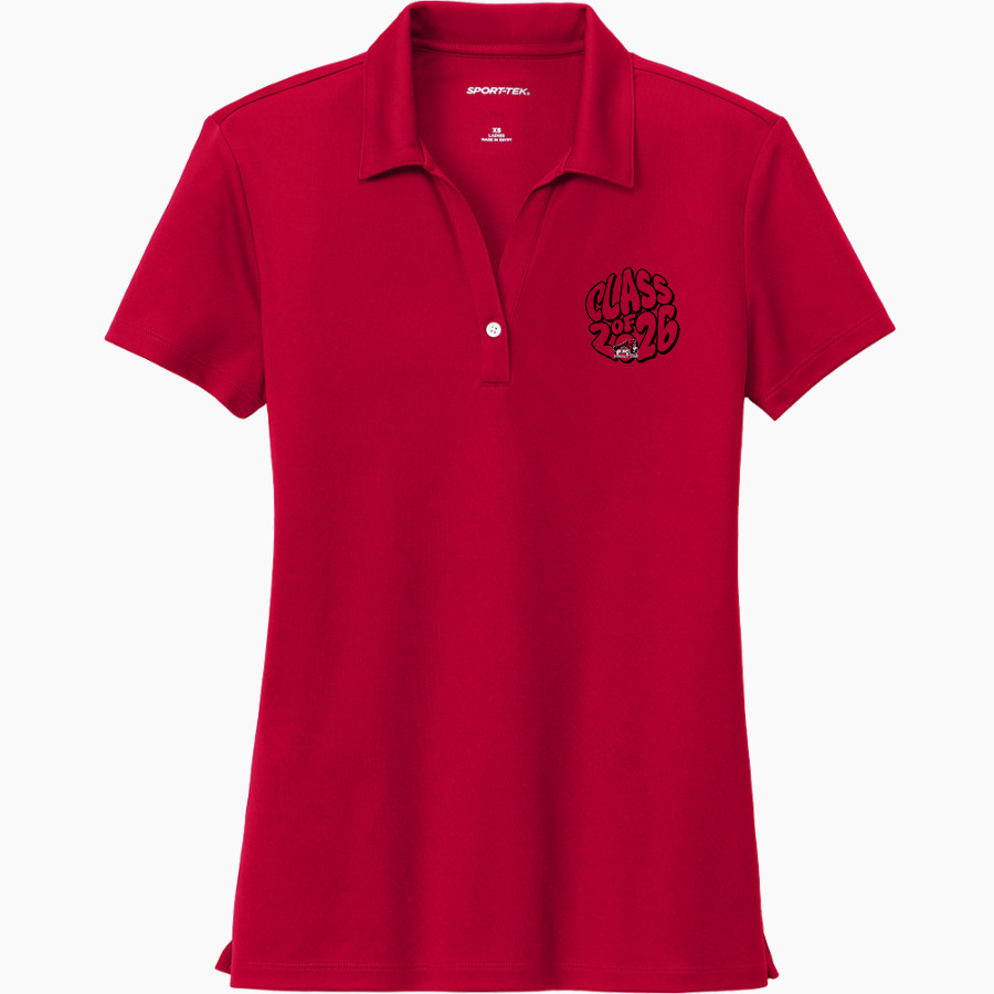 JUNEAU-DOUGLAS HIGH SCHOOL CRIMSON BEARS <span class="pdp-name-mascot">JUNEAU - DOUGLAS CRIMSON BEARS</span> Sport-Tek Women's UV Micropique Polo
