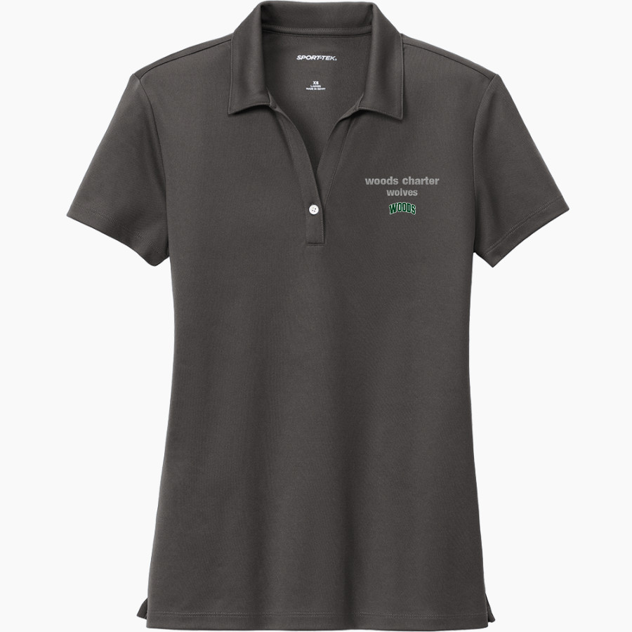 Woods Charter Wolves Sport-Tek Women's UV Micropique Polo