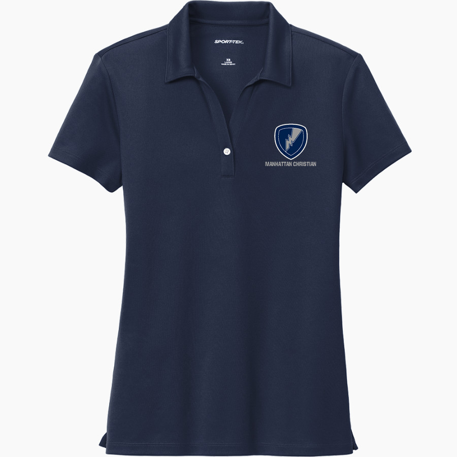 Manhattan Christian Thunder <span class="pdp-name-mascot">Manhattan Christian Thunder</span> Sport-Tek Women's UV Micropique Polo