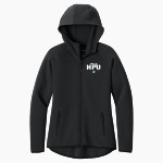 Hawaii Pacific University Online Store <span class="pdp-name-mascot">Hawaii Pacific University Sharks</span> Sport-Tek Women's Contrast Full-Zip Hoodie Front Thumbnail