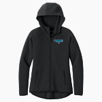 Pearson Panthers <span class="pdp-name-mascot">Pearson School Panthers</span> Sport-Tek Women's Contrast Full-Zip Hoodie Front Thumbnail
