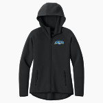 Divine Savior Academy Jaguars <span class="pdp-name-mascot">Divine Savior Academy Jaguars</span> Sport-Tek Women's Contrast Full-Zip Hoodie Front Thumbnail