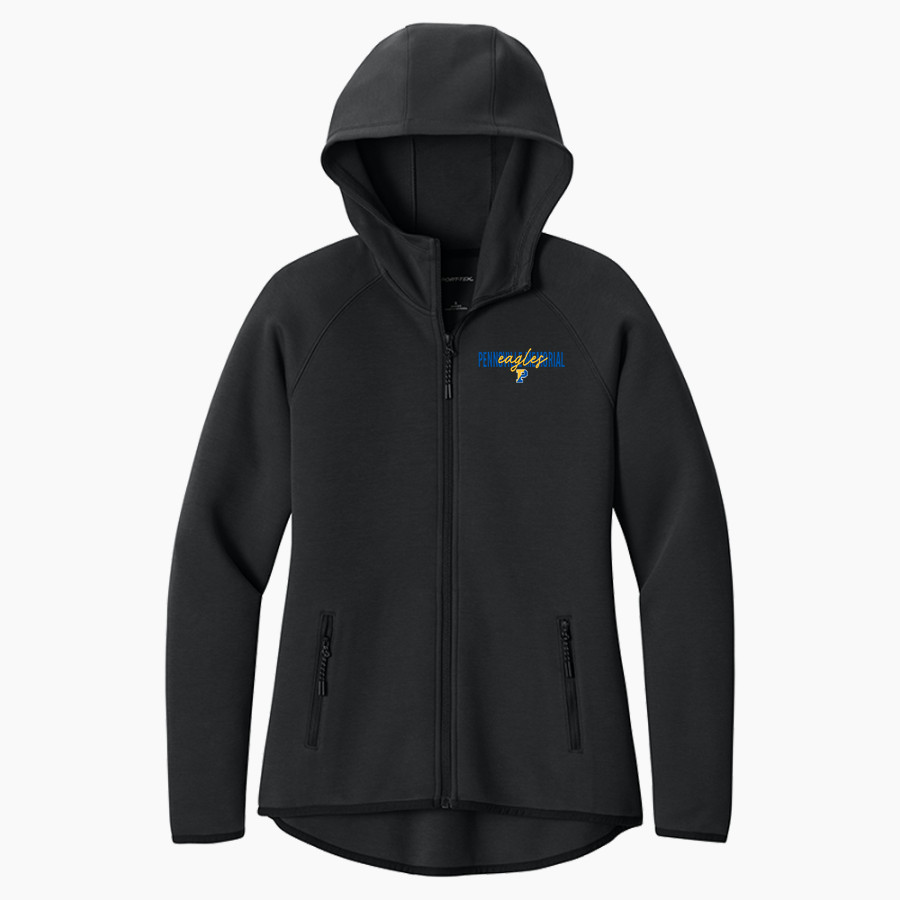 PENNSVILLE MEMORIAL HIGH SCHOOL EAGLES <span class="pdp-name-mascot">PENNSVILLE MEMORIAL EAGLES</span> Sport-Tek Women's Contrast Full-Zip Hoodie