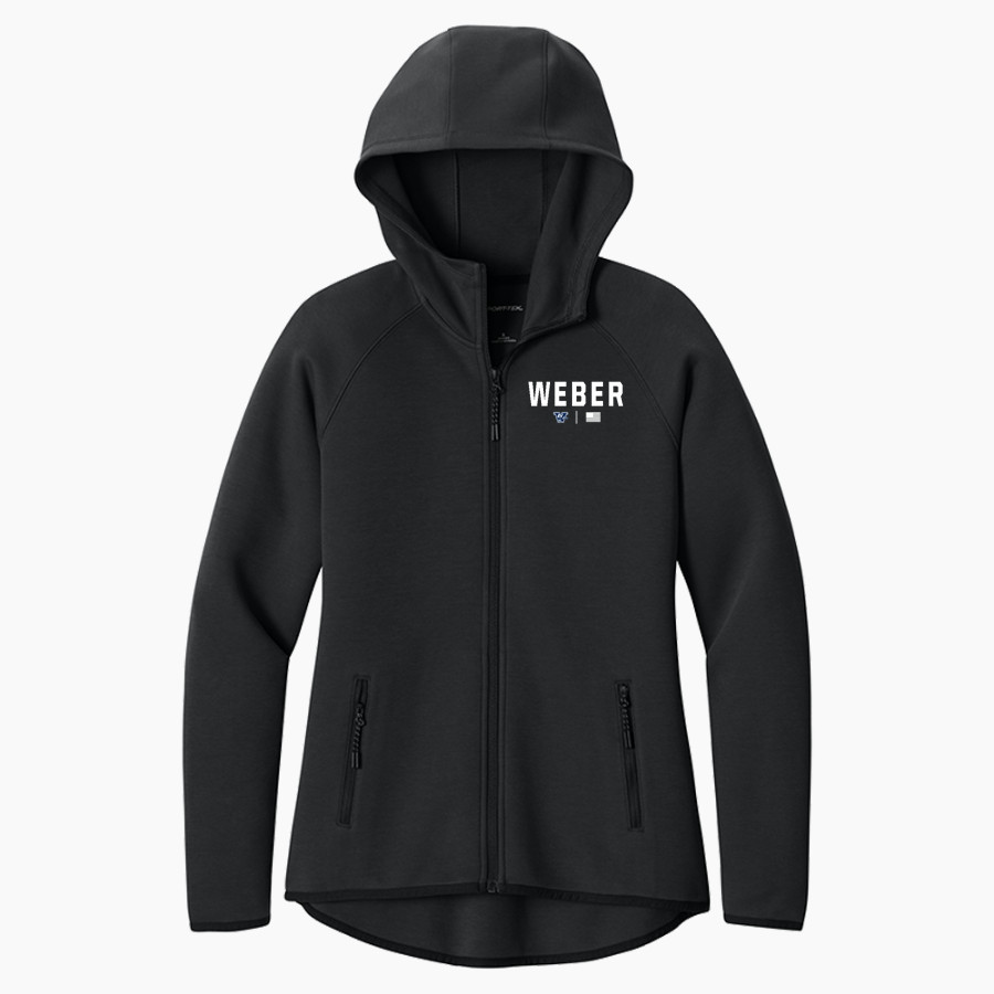 Weber Rams <span class="pdp-name-mascot">Weber Rams</span> Sport-Tek Women's Contrast Full-Zip Hoodie