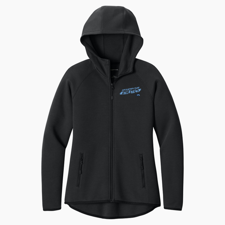 Cape Eleuthera Island Athletics <span class="pdp-name-mascot">Cape Eleuthera Island Athletics</span> Sport-Tek Women's Contrast Full-Zip Hoodie