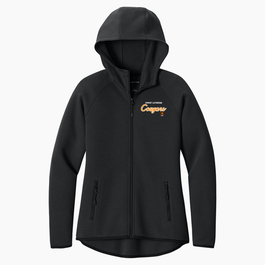 CHRIST LUTHERAN Cougars <span class="pdp-name-mascot">CHRIST LUTHERAN DAY SCHOOL Cougars</span> Sport-Tek Women's Contrast Full-Zip Hoodie