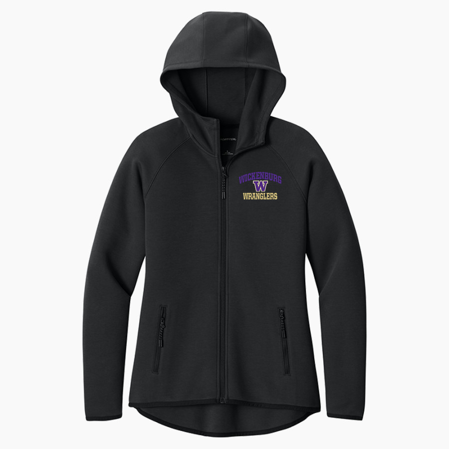 Wickenburg Wranglers <span class="pdp-name-mascot">Wickenburg Eagles</span> Sport-Tek Women's Contrast Full-Zip Hoodie
