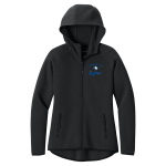 DIME BOX HIGH SCHOOL LONGHORNS <span class="pdp-name-mascot">DIME BOX LONGHORNS</span> Sport-Tek Women's Contrast Full-Zip Hoodie Front Thumbnail