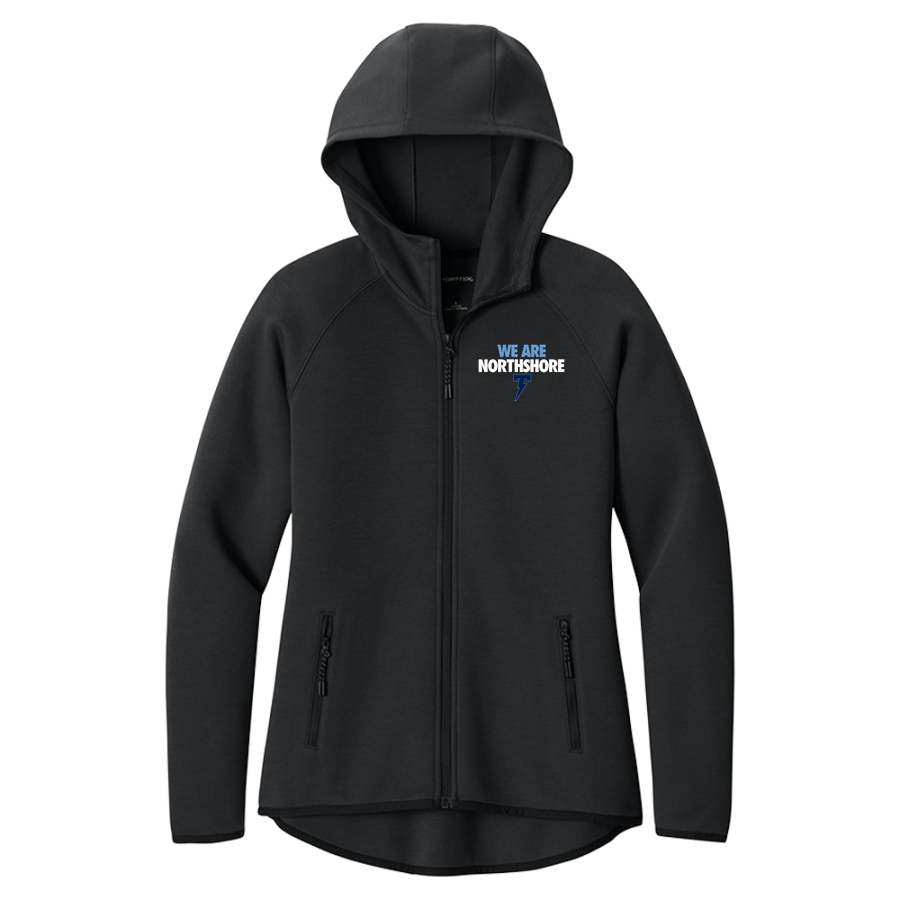 Northshore Titans Online Store <span class="pdp-name-mascot">Northshore Titans</span> Sport-Tek Women's Contrast Full-Zip Hoodie