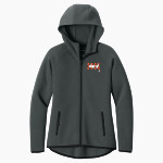 Lassen Community College Cougars <span class="pdp-name-mascot">Lassen Community College Cougars</span> Sport-Tek Women's Contrast Full-Zip Hoodie Front Thumbnail