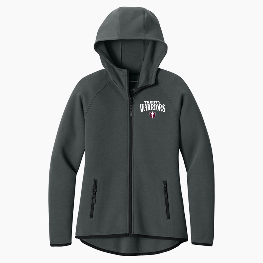 Trinity Warriors <span class="pdp-name-mascot">Trinity Christian Warriors</span> Sport-Tek Women's Contrast Full-Zip Hoodie