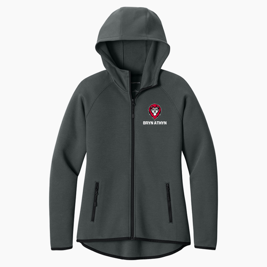 Bryn Athyn College The Official Store of the Lions <span class="pdp-name-mascot">Bryn Athyn College Lions</span> Sport-Tek Women's Contrast Full-Zip Hoodie