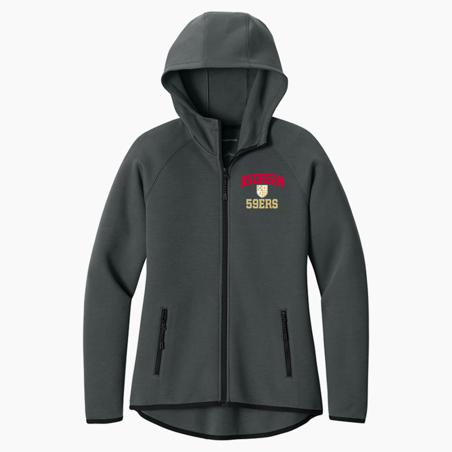 Andrean 59ers <span class="pdp-name-mascot">Andrean 59ers</span> Sport-Tek Women's Contrast Full-Zip Hoodie
