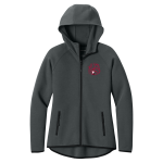 Everett Trojan <span class="pdp-name-mascot">Everett Trojans</span> Sport-Tek Women's Contrast Full-Zip Hoodie Front Thumbnail