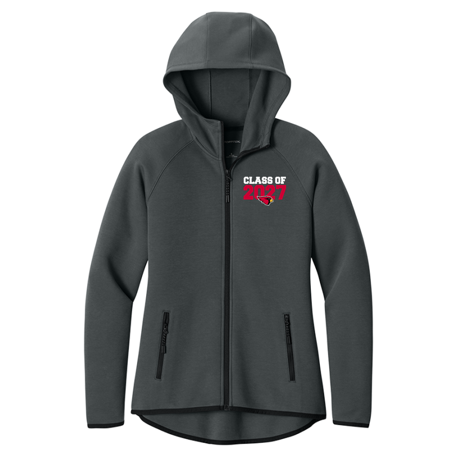 Annandale Cardinals <span class="pdp-name-mascot">Annandale Schools Cardinals</span> Sport-Tek Women's Contrast Full-Zip Hoodie
