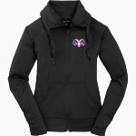 McDonough Rams <span class="pdp-name-mascot">McDonough Rams</span> Sport-Tek Women's Sport-Wick Stretch Full-Zip Jacket Front Thumbnail