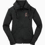 HUNTINGTON BEACH HIGH SCHOOL OILERS Sport-Tek Women's Sport-Wick Stretch Full-Zip Jacket Front Thumbnail