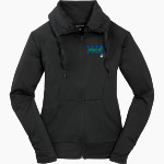 Bay College Norse <span class="pdp-name-mascot">Bay College Norse</span> Sport-Tek Women's Sport-Wick Stretch Full-Zip Jacket Front Thumbnail